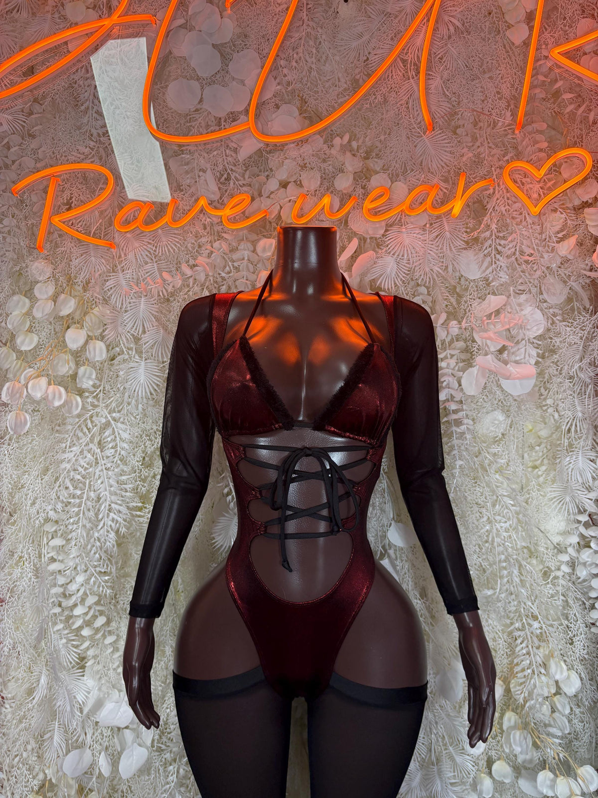 Bottlegirl Christmas Bodysuit - Holiday Design | Exotic Dancewear for Performers, Bottlegirl, Bartender