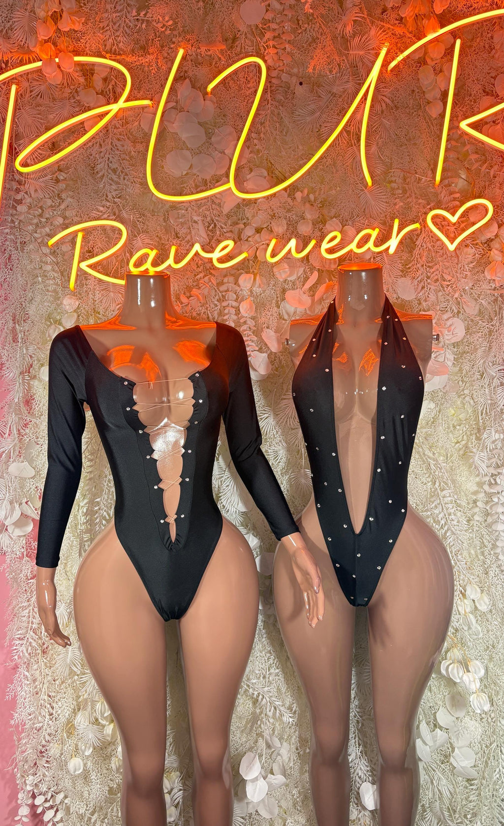 Black Bottlegirl Bodysuit Bartender One Piece Outfit Clubwear VIP Bottle Service Uniform Sexy Romper - image 3