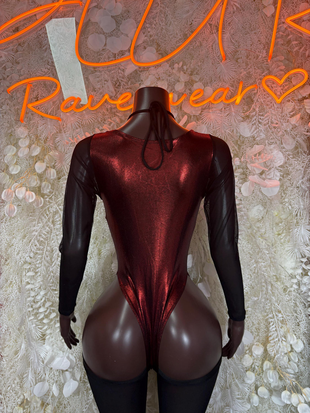 Bottlegirl Christmas Bodysuit - Holiday Design | Exotic Dancewear for Performers, Bottlegirl, Bartender - image 2