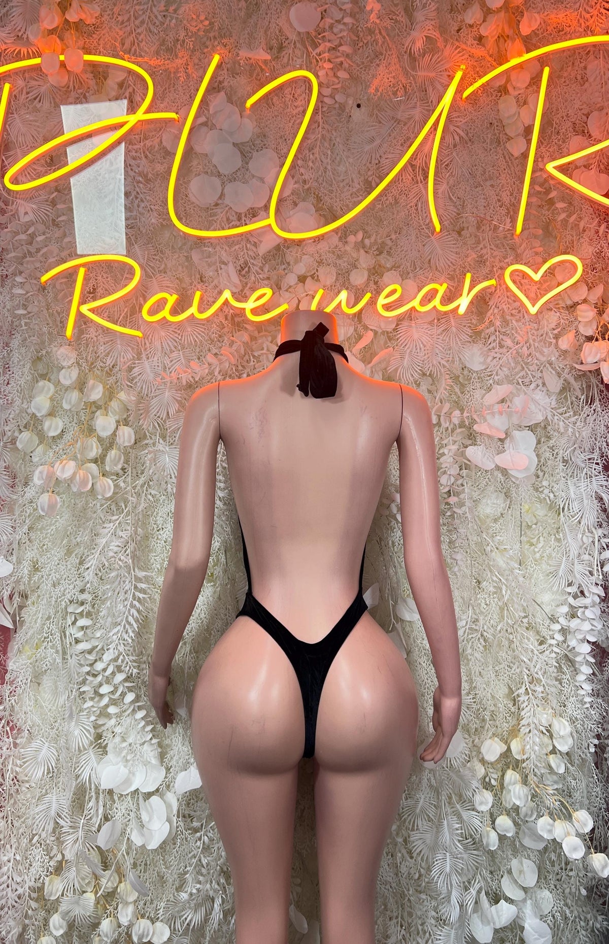 Rave Outfit One-Piece Bodysuit - Black | Exotic Dancewear for Performers, Raves, & Festival Clothing - image 2