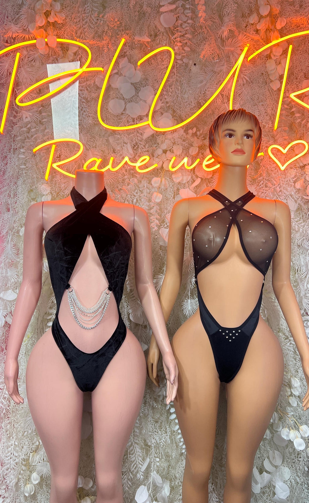 Rave Outfit One-Piece Bodysuit - Black | Exotic Dancewear for Performers, Raves, & Festival Clothing - image 3