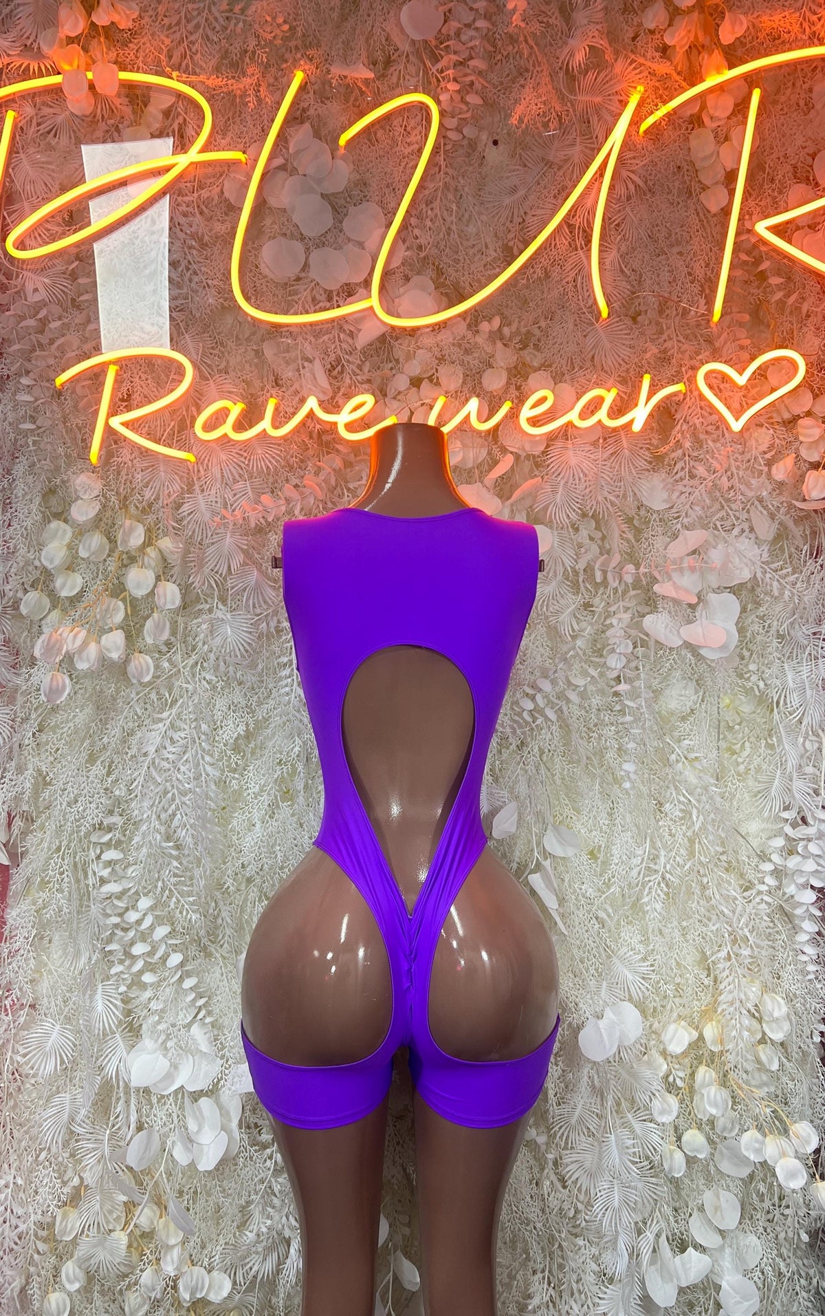 Bottlegirl - Exotic Dancewear Purple One Piece - Rave Outfit Sexy for Performers, Events, or Special Occasions - image 2