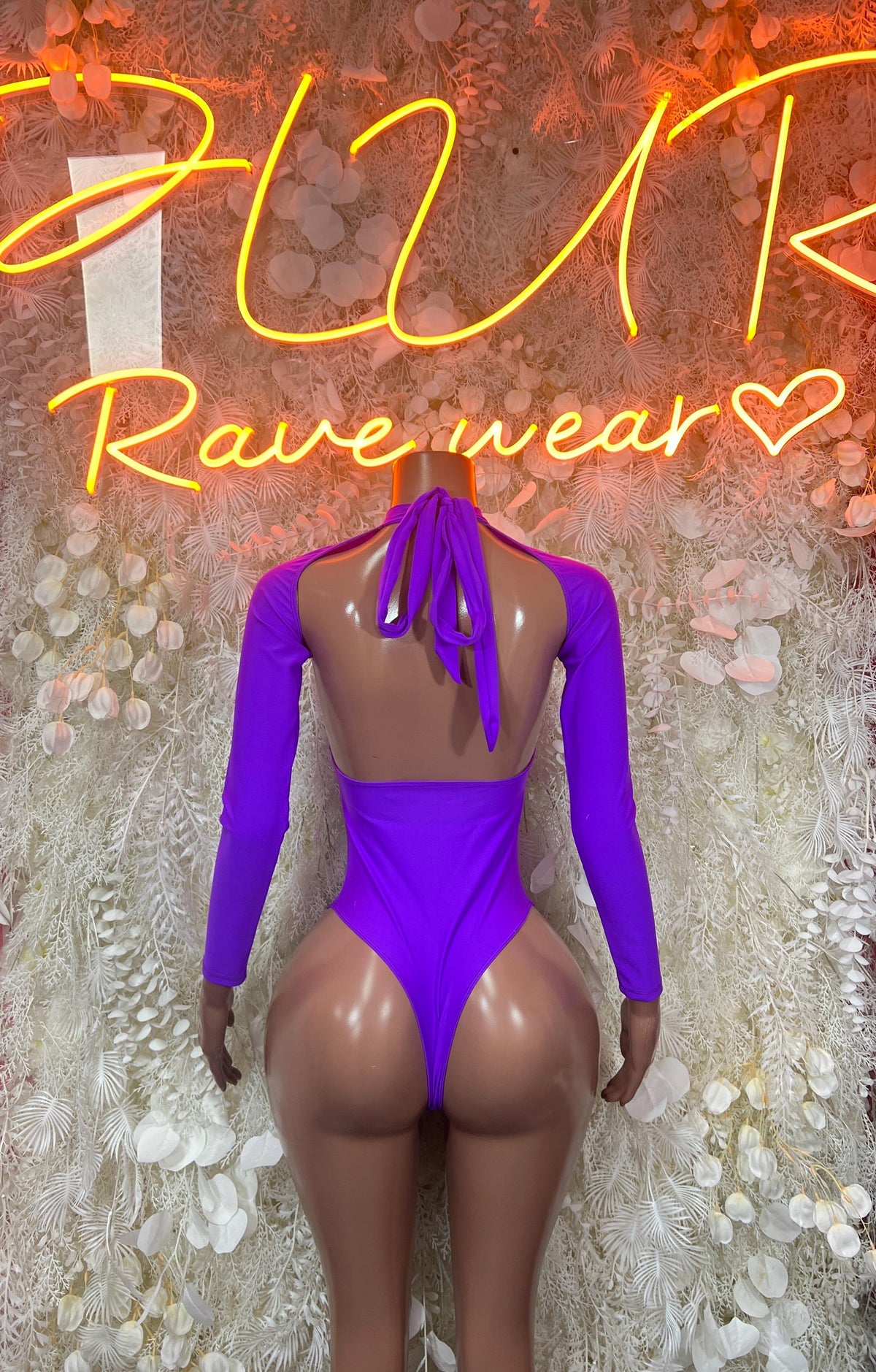 Purple Rave Outfit – Exotic Dancewear One Piece - image 2