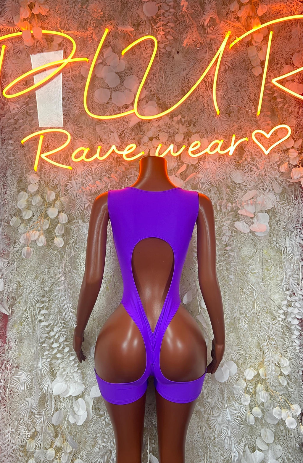Bottlegirl - Exotic Dancewear Purple One Piece - Rave Outfit Sexy for Performers, Events, or Special Occasions - image 2