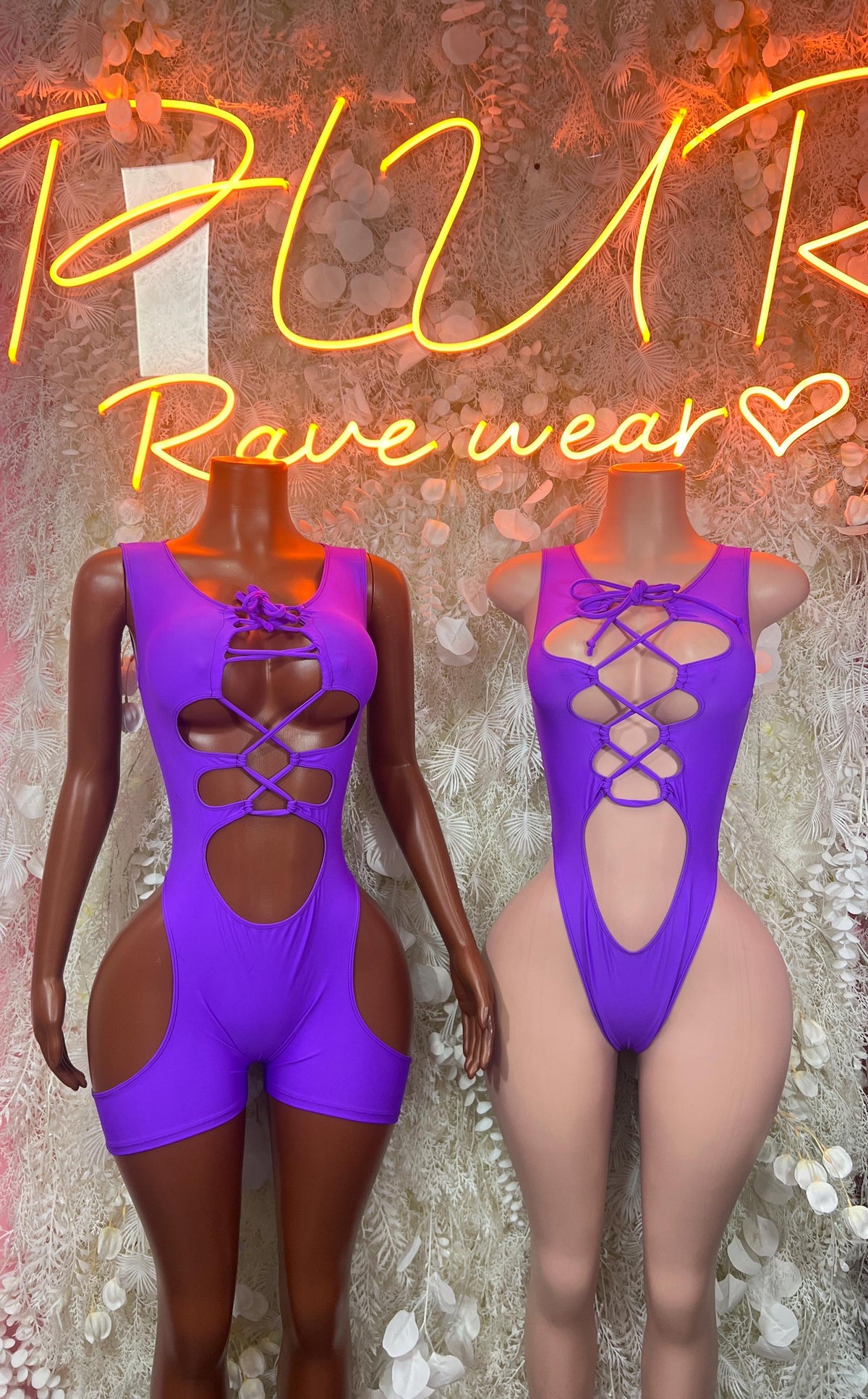 Bottlegirl - Exotic Dancewear Purple One Piece - Rave Outfit Sexy for Performers, Events, or Special Occasions - image 3