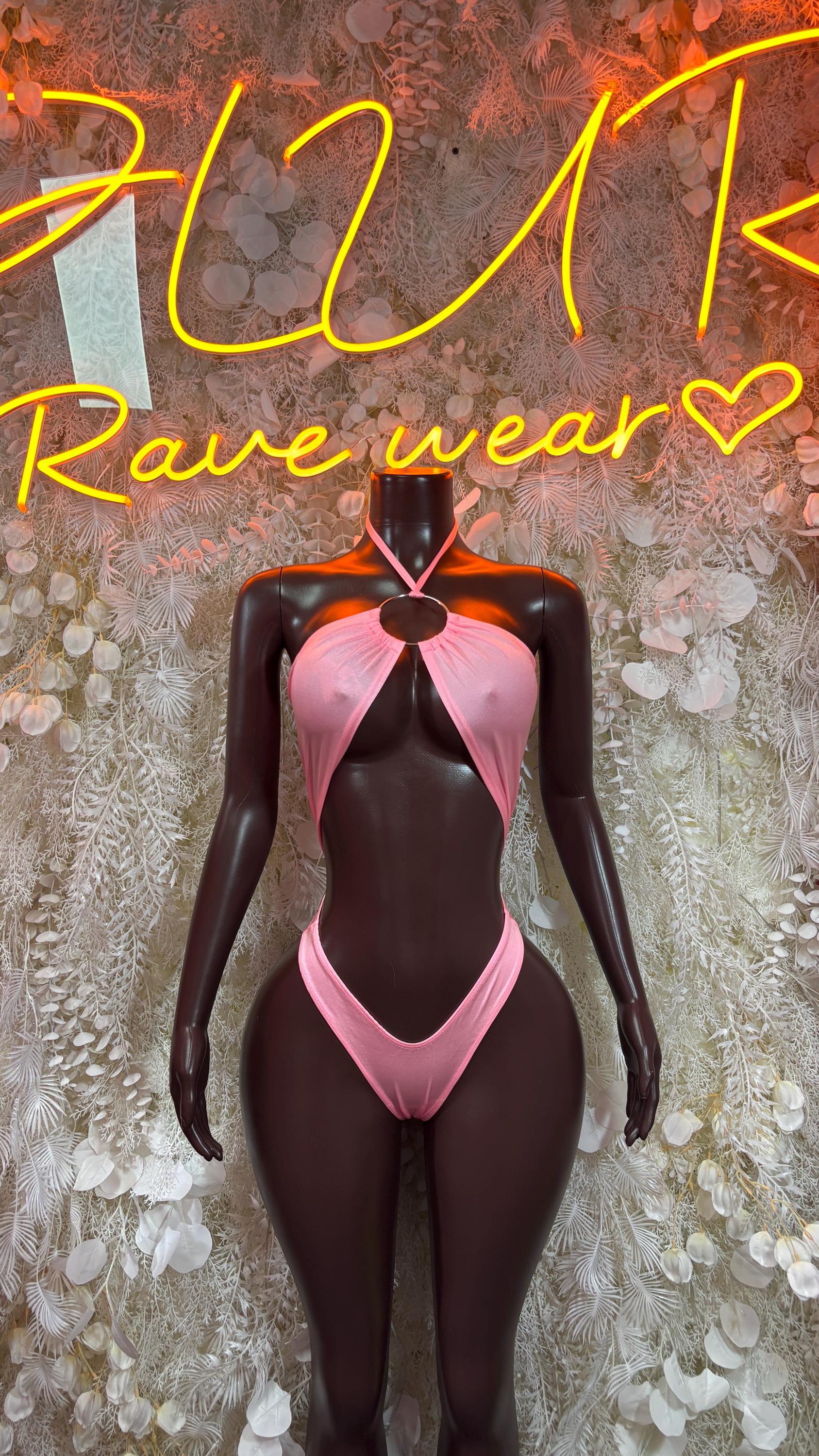 Baby Pink Bodysuit – Exotic Rave Dancewear