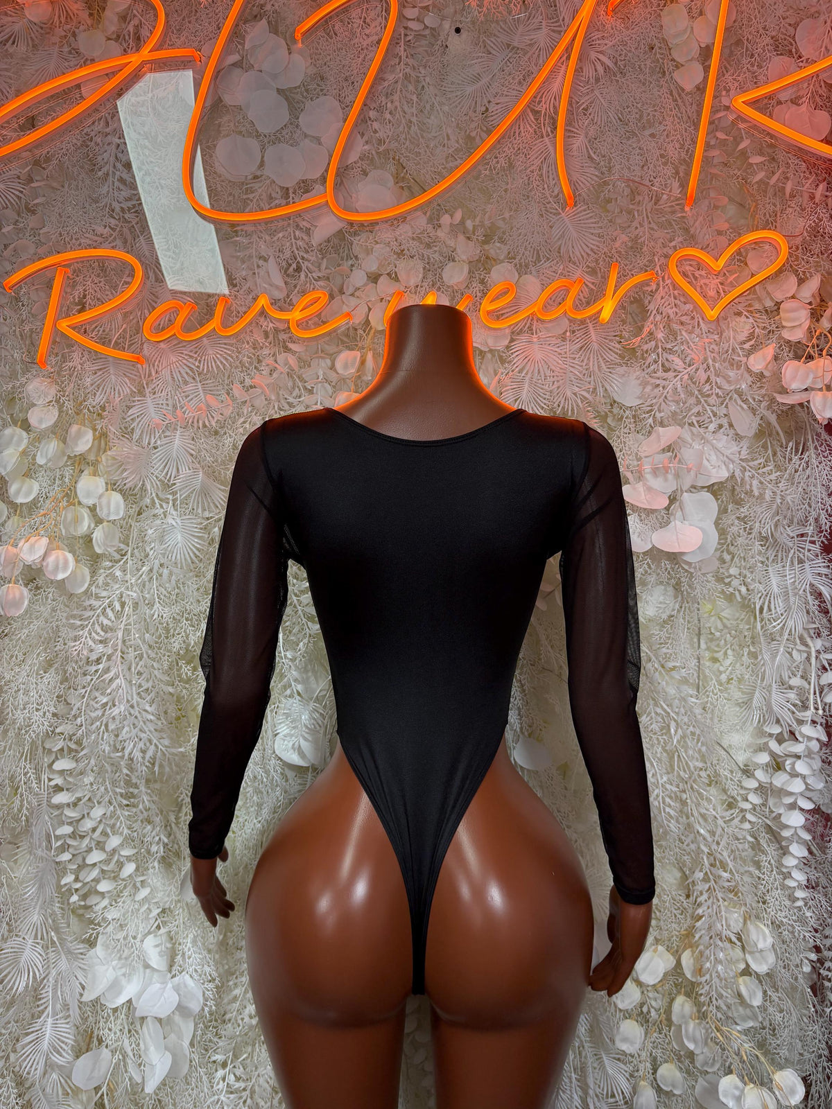 Green Lightning Bodysuit - Rave One-Piece Dancewear - image 2