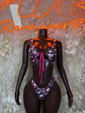 Heart Print Lingerie Bodysuit – Valentine's Rave Outfit