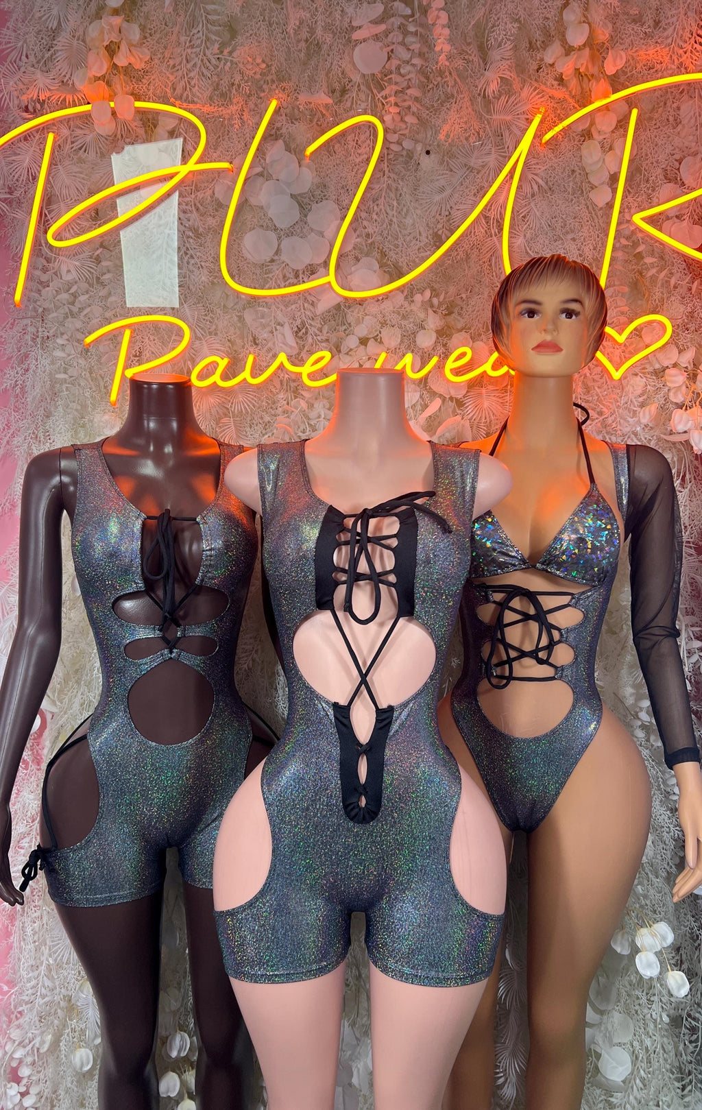 Bartender Outfits - Chrome Metallic Bodysuit - Rave Outfit Sexy for Performers, Events, or Special Occasions - image 3