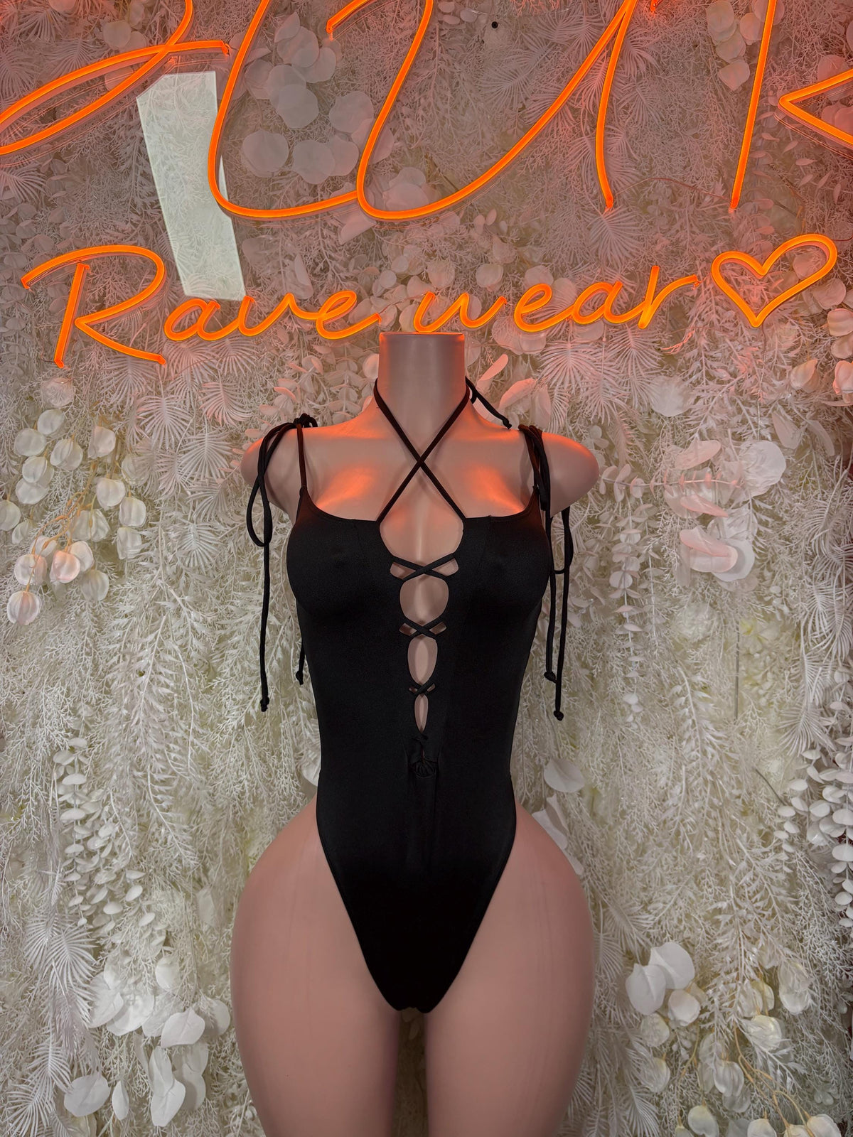 Bartender Bodysuit Black - One Piece Bartender Outfit, Dancewear, Party Clubwear