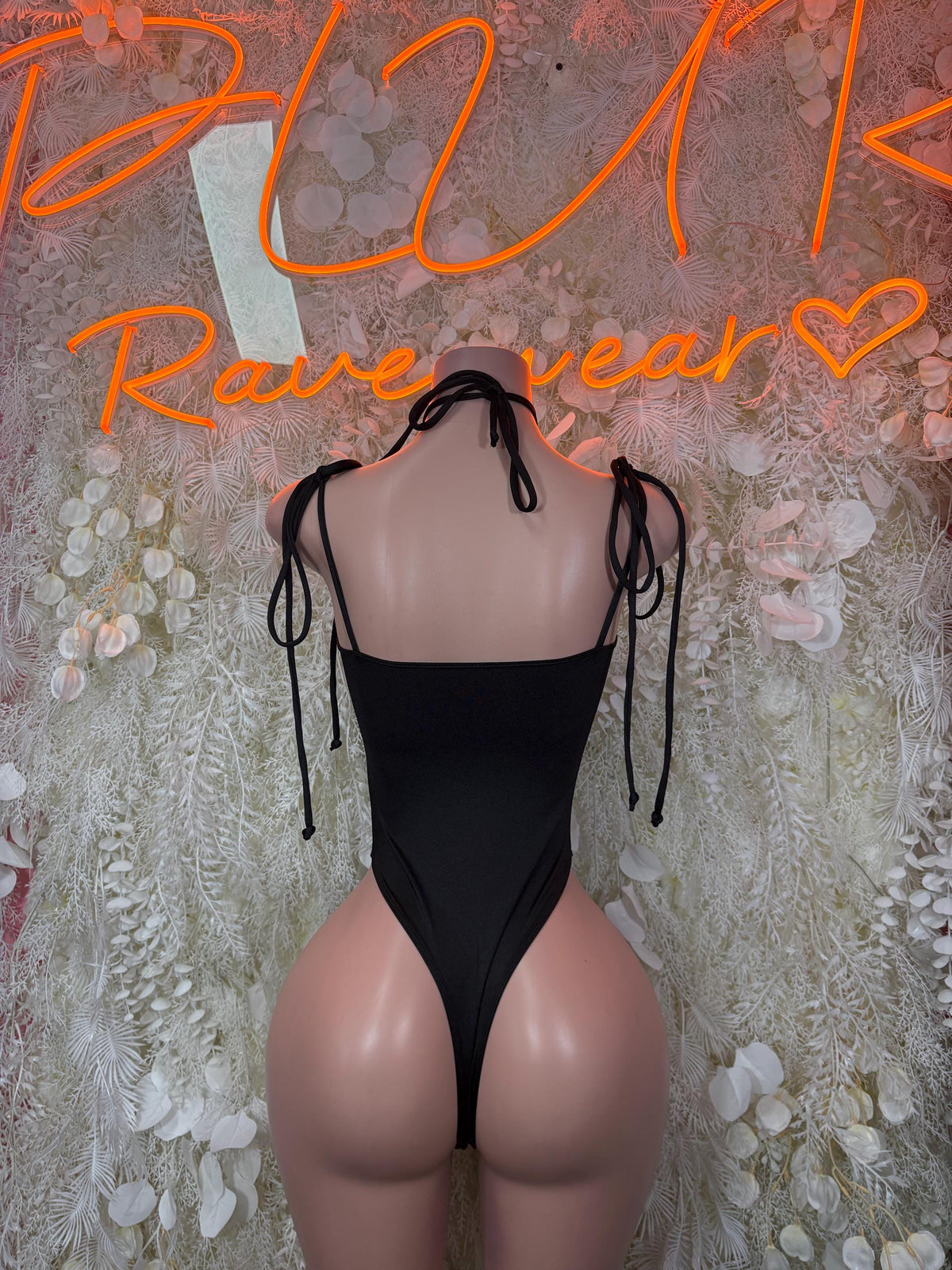 Bartender Bodysuit Black - One Piece Bartender Outfit, Dancewear, Party Clubwear - image 2