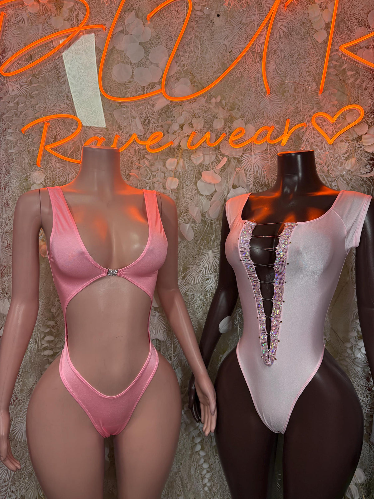 Bartender Bodysuit Pink - Festival Outfit Dancewear, Sexy One-Piece for Raves, Clubwear - image 3