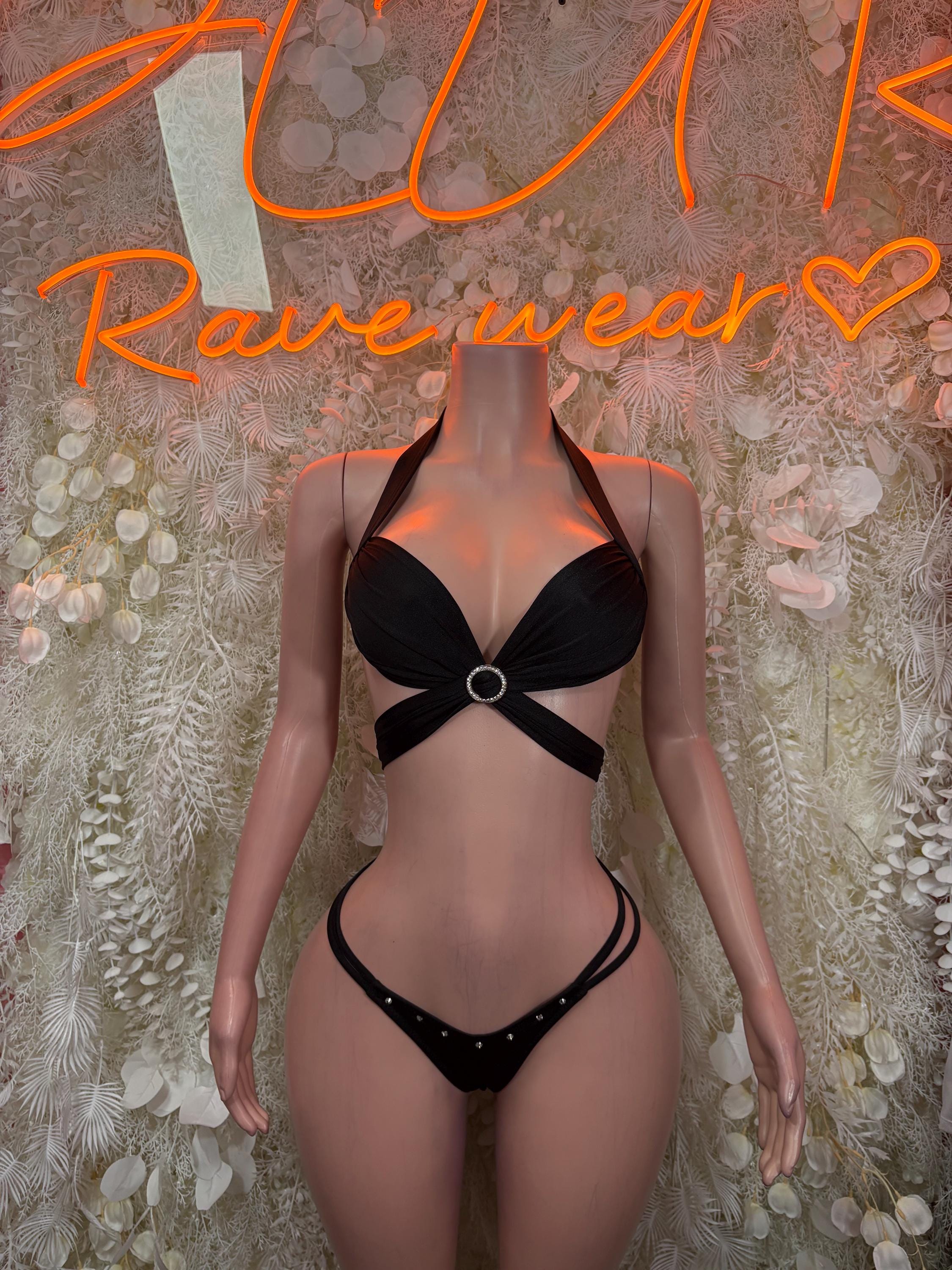 Bartender Bodysuit Black  Rave Outfit, Festival Clothing, Bartender Outfit