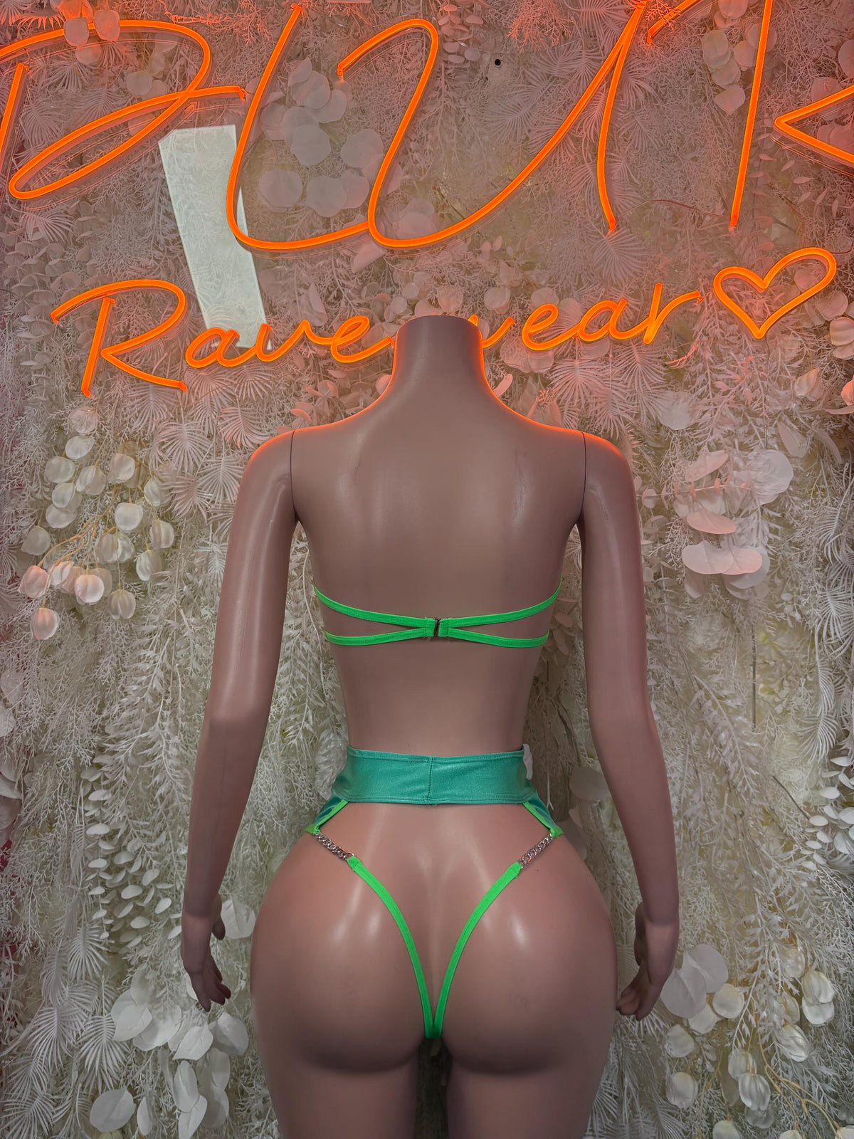 Bikini Multicolor Two-Piece – Summer Festival & Rave Wear Exotic Dancewear - image 2