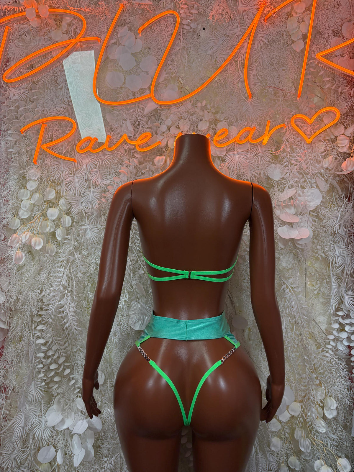 Bikini Multicolor Two-Piece – Summer Festival & Rave Wear Exotic Dancewear - image 2