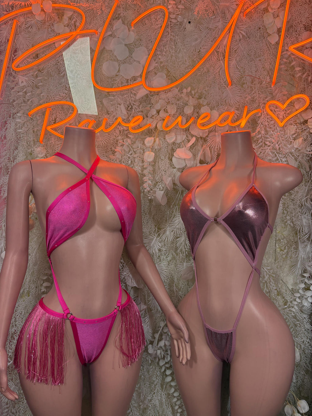 Exotic Dancewear Pink Slingshot - Rave Outfit - image 3