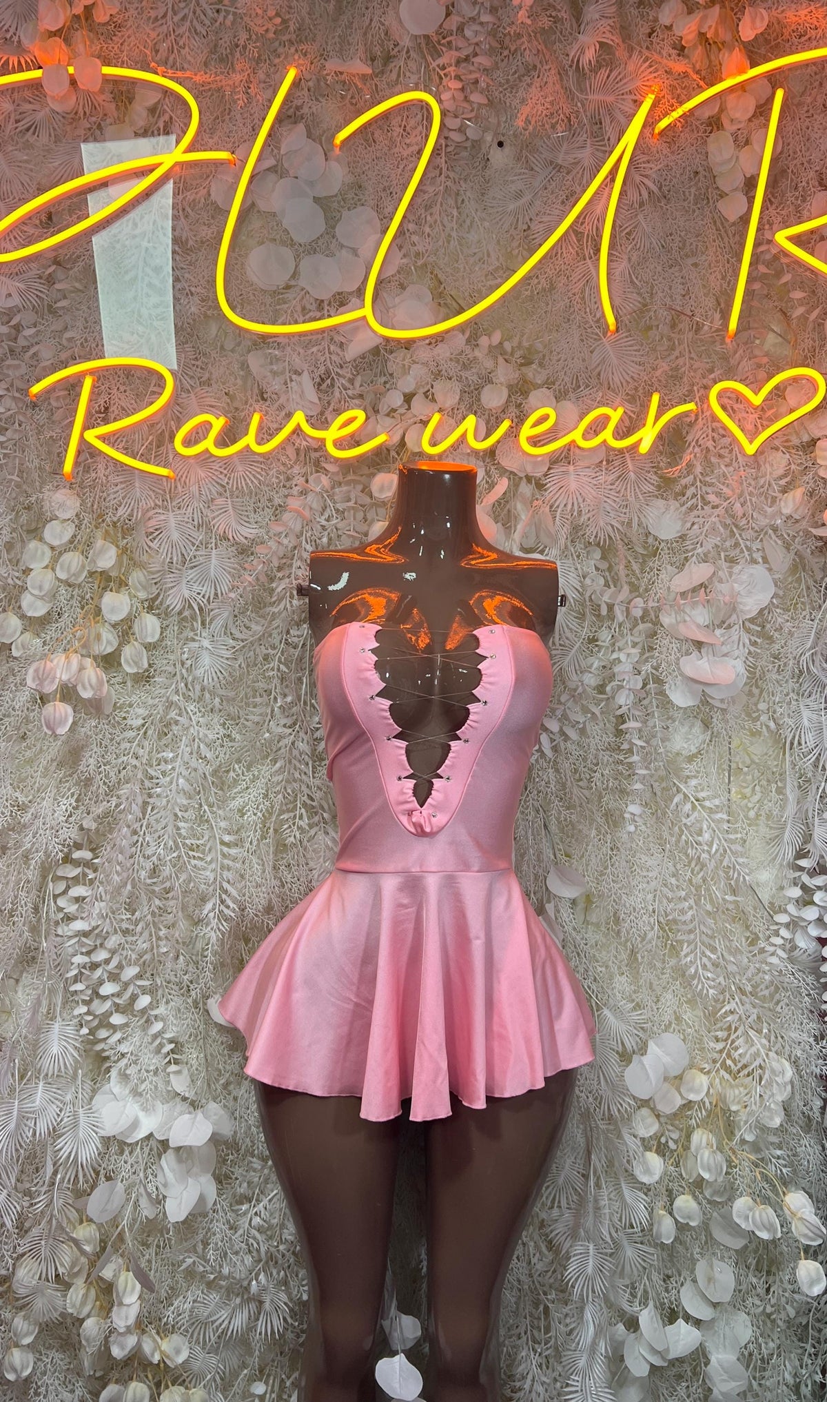Exotic Dancewear Baby Pink Dress - Women’s Dress Clubwear