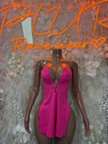 Pink Mini Dress Women - Exotic Dancewear Clubwear Party Bodycon Club Night Out Dress