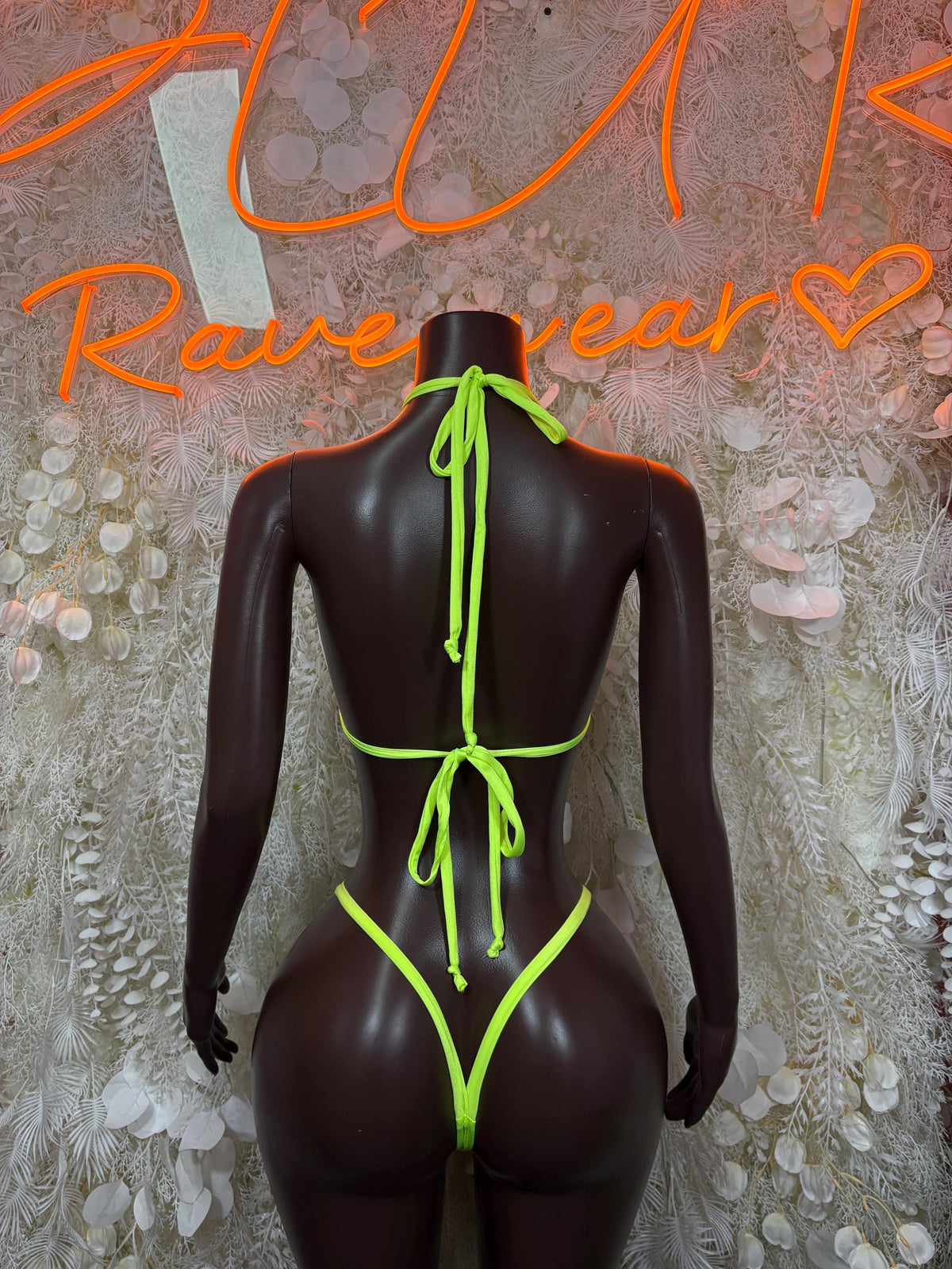 Festival Bikini Neon Two Piece Set Ravewear – Dancewear Outfit - image 2