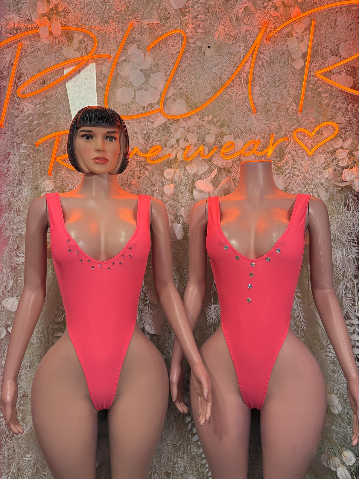 Coral Bodysuit - Exotic Dancewear for Performers, Raves, & Festival Clothing - image 3
