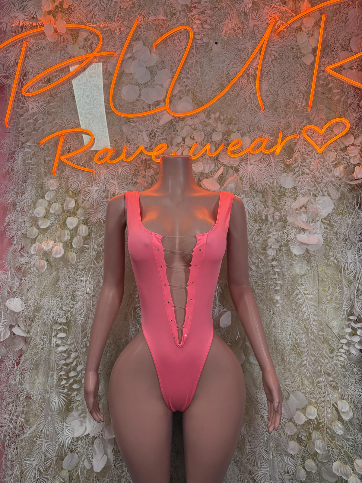 Coral Bodysuit - Exotic Dancewear for Performers, Raves, & Festival Clothing