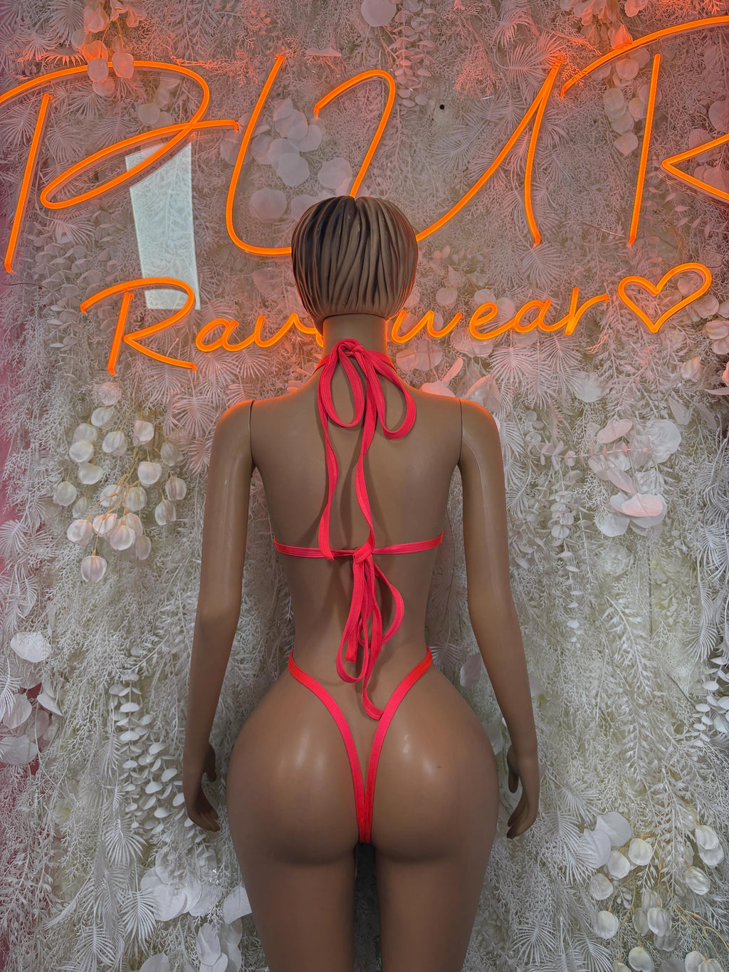 Festival Outfit - Coral Mesh Bodysuit Exotic Dancewear for Performers, Raves, & Bottlegirls - image 2
