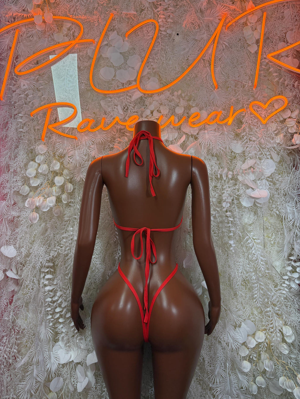 Bartender Outfit - Coral Bodysuit Exotic Dancewear for Performers, Raves, & Bottlegirls - image 2