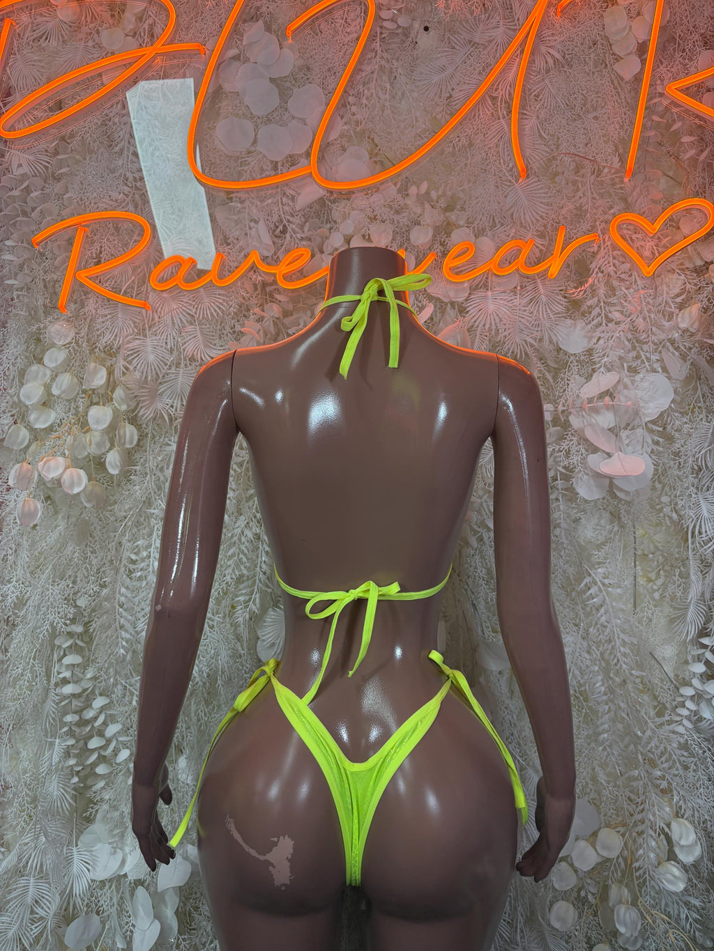 Rave Bodysuit One-Piece Bodysuit - Neon Green | Exotic Dancewear for Performers, Raves, & Festival Clothing - image 3