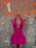Pink Festival Dress - Exotic Dancewear Rave Outfit, Pole Dance Costume Clubwear