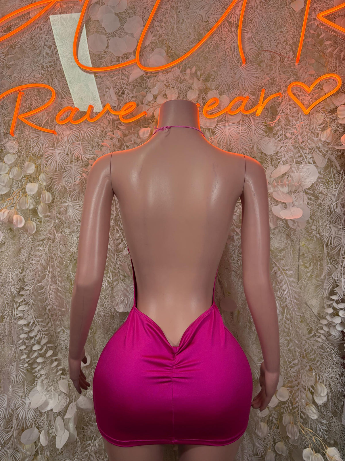 Pink Dress - Exotic Dancewear Rave Outfit, Pole Dance Costume Clubwear - image 2