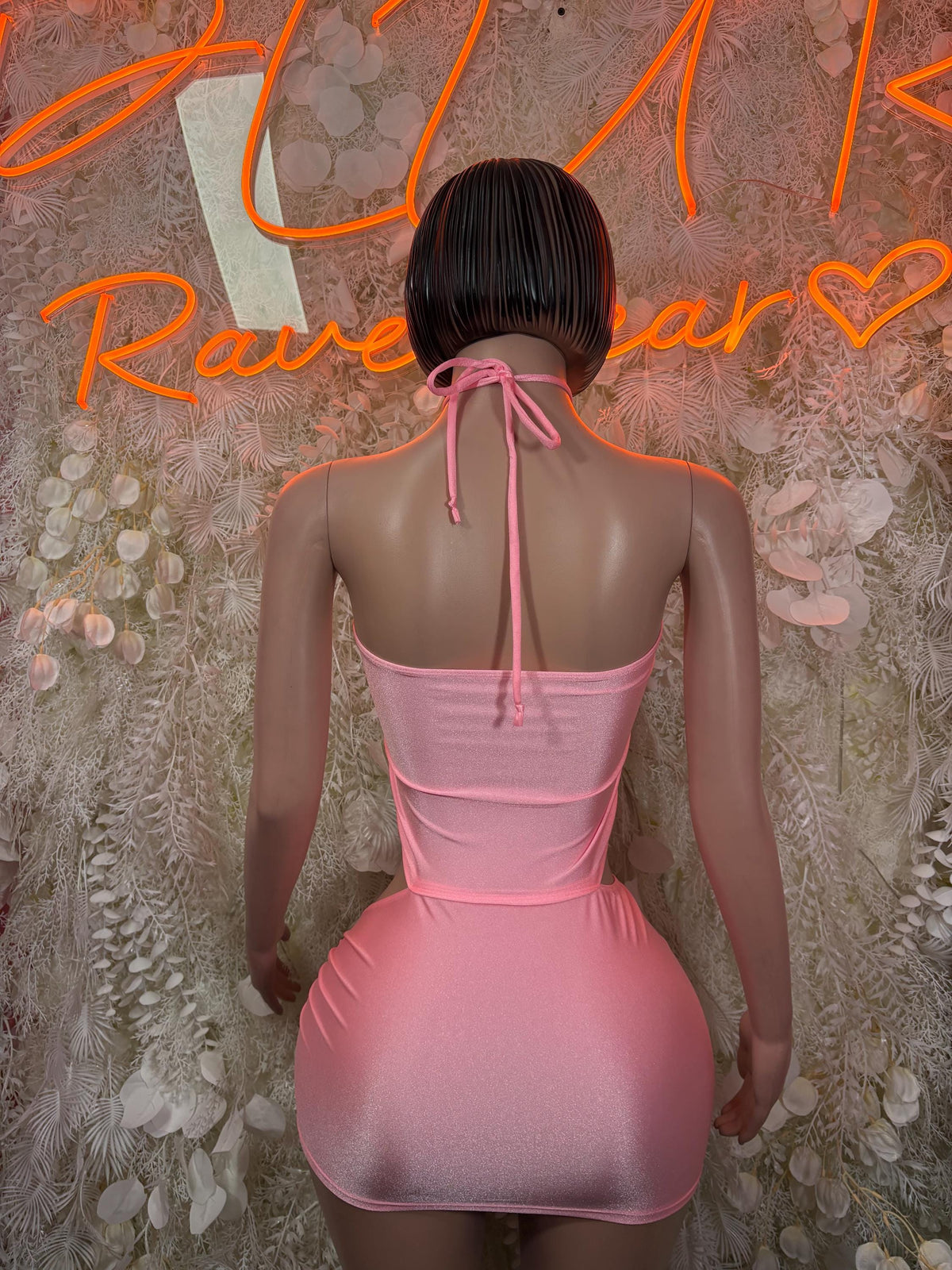 Baby Pink Dress - Exotic Dancewear Rave Outfit, Pole Dance Costume Clubwear - image 2