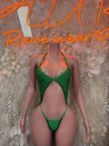 St Patrick’s Day Green Bottlegirl Bodysuit, Festival Rave Outfit