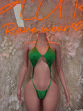 St Patrick’s Day Green Bottlegirl Bodysuit, Festival Rave Outfit