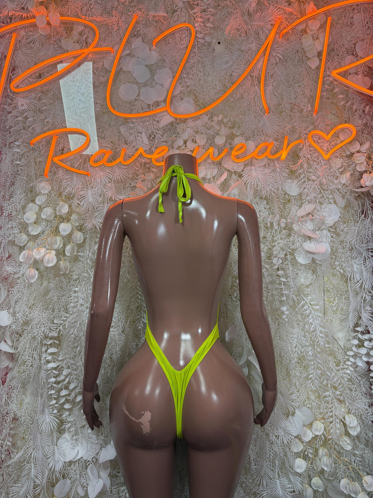 Rave Clothing Green Bodysuit - Exotic Dancewear for Performers, Raves, & Festival Clothing - image 2
