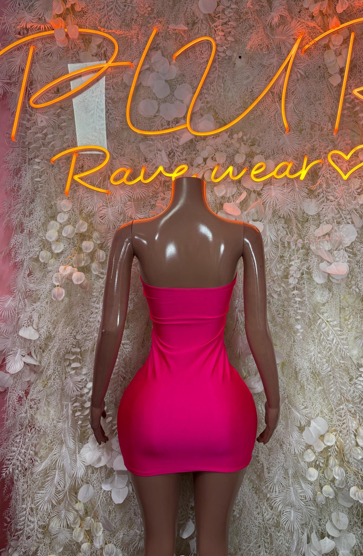Bartenders Pink Dress Rave Festival Outfit Women - Bartenders Clubwear Bottle Girl Ravewear - image 2