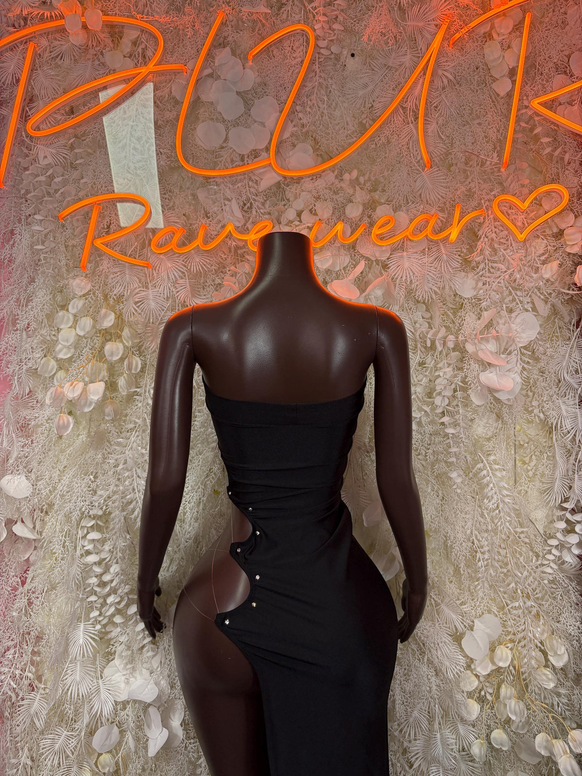 Exotic Dancewear Black Gown for Women - Elegant, Date Night Dress, Formal Evening Maxi - image 2