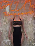 Festival Black Gown for Women - Elegant, Date Night Dress, Formal Evening Maxi