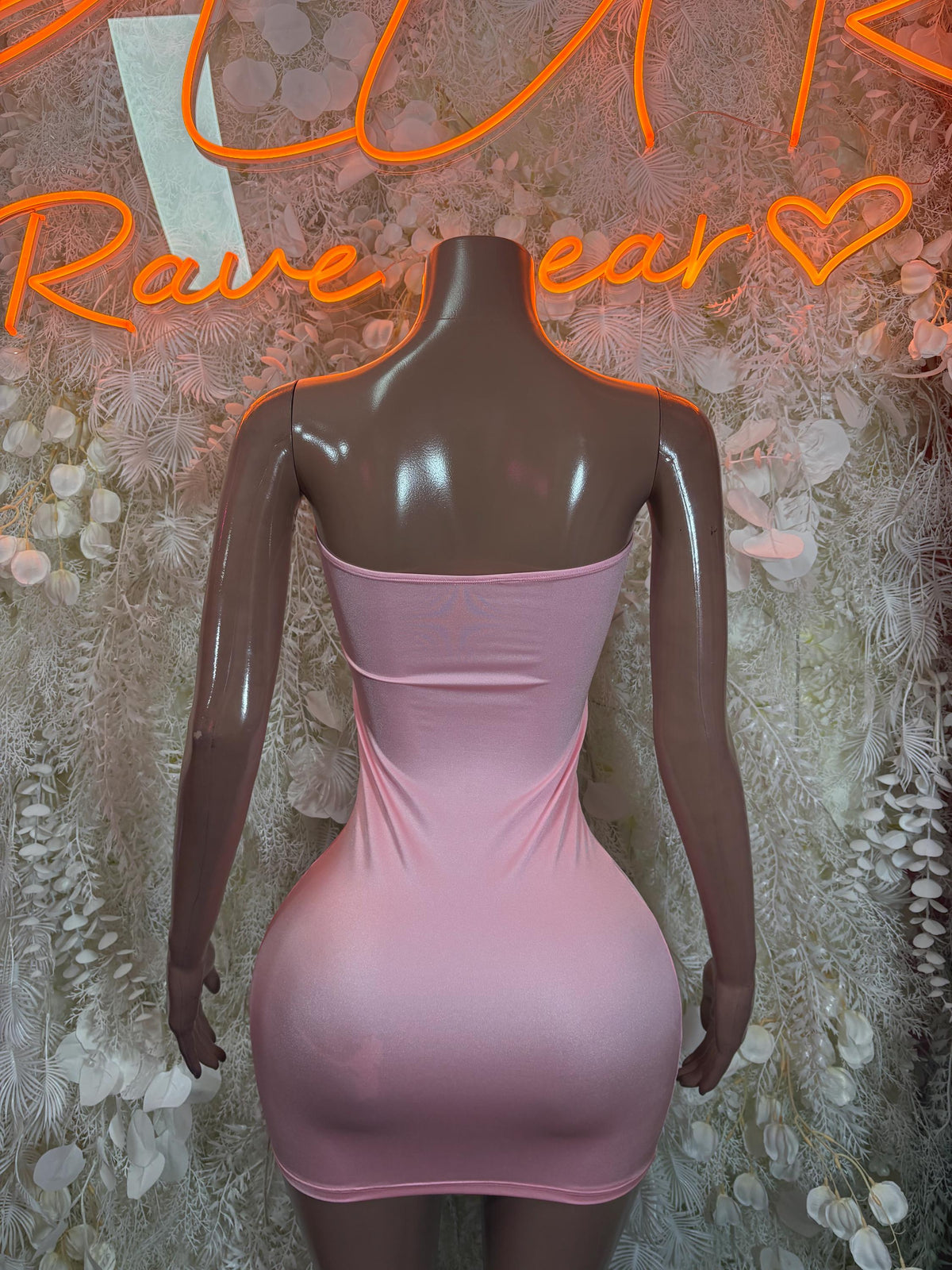Baby Pink Dress Dancewear Rave Wear Festival Outfit Clubwear Women’s Clothing - image 2