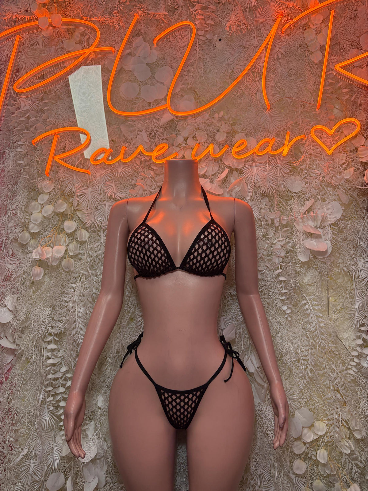 Festival Clothing Black Two Piece Set Rave Outfit Clubwear Bartender Outfit