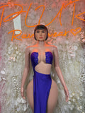 Purple Gown - Exotic Dancewear Elegant, Date Night Dress, Formal Evening Maxi Womens Clothing