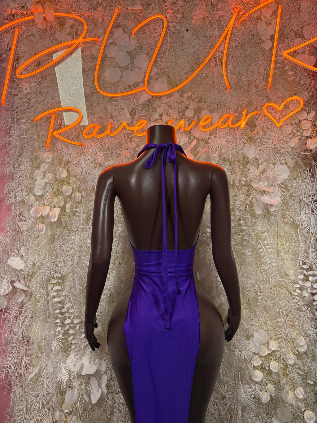 Purple Gown - Exotic Dancewear Elegant, Date Night Dress, Formal Evening Maxi Womens Clothing - image 2