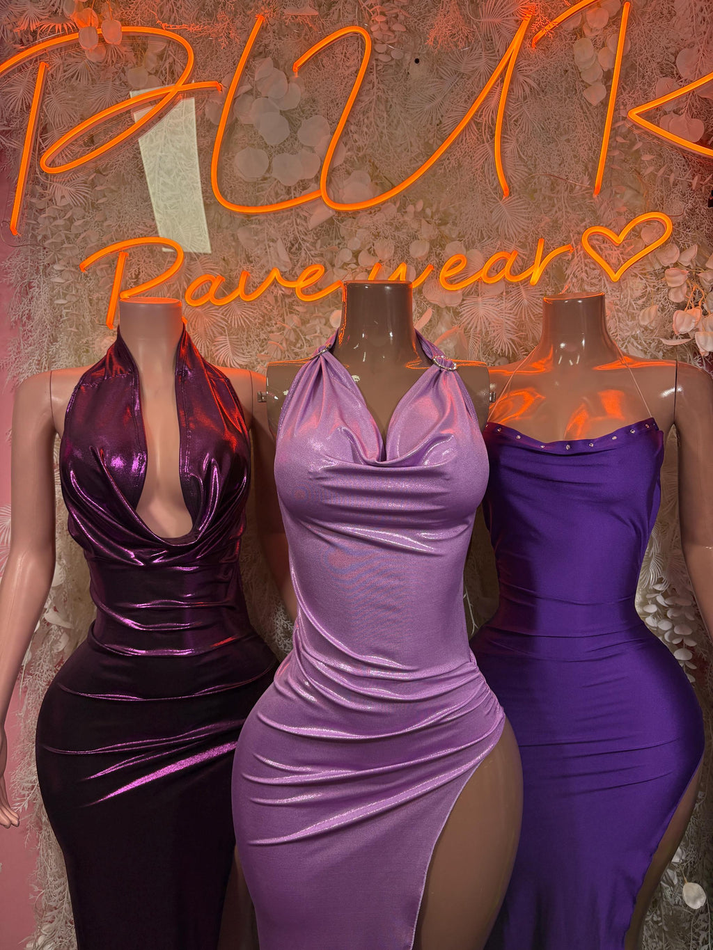 Purple Gown - Exotic Dancewear Elegant, Date Night Dress, Formal Evening Maxi Womens Clothing - image 3