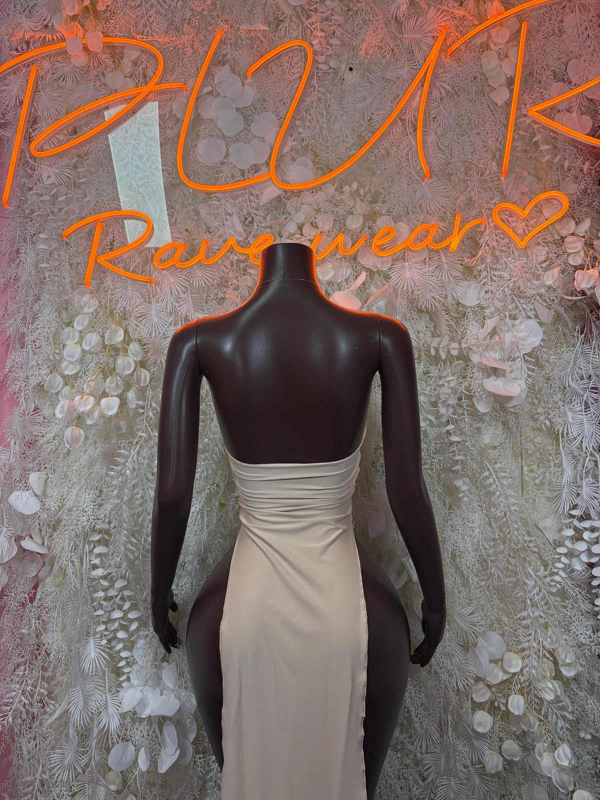 Nude Gown - Exotic Dancewear Elegant, Date Night Dress, Formal Evening Dress - image 3