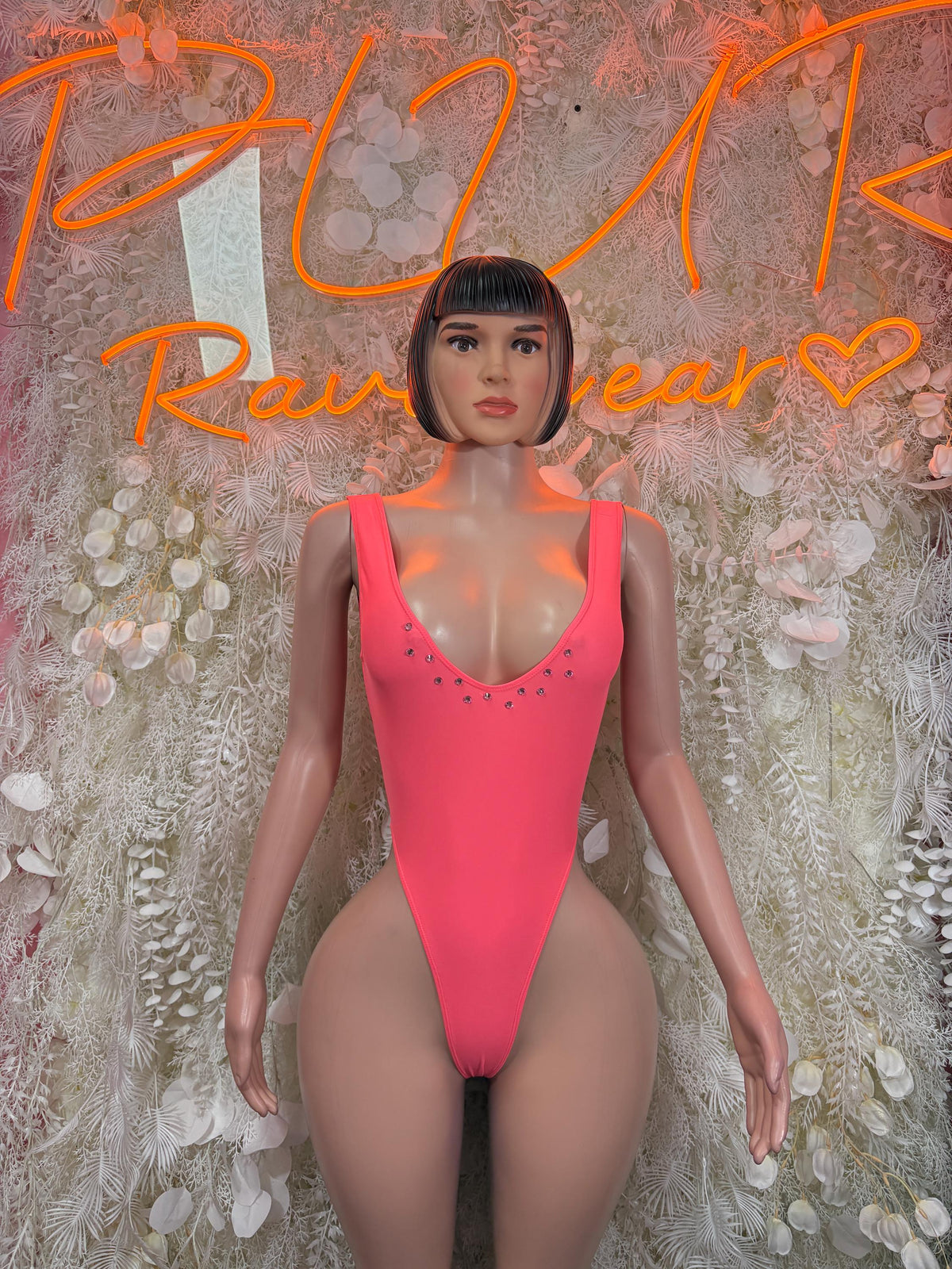 Coral Bodysuit - Exotic Dancewear for Performers, Raves, & Festival Clothing