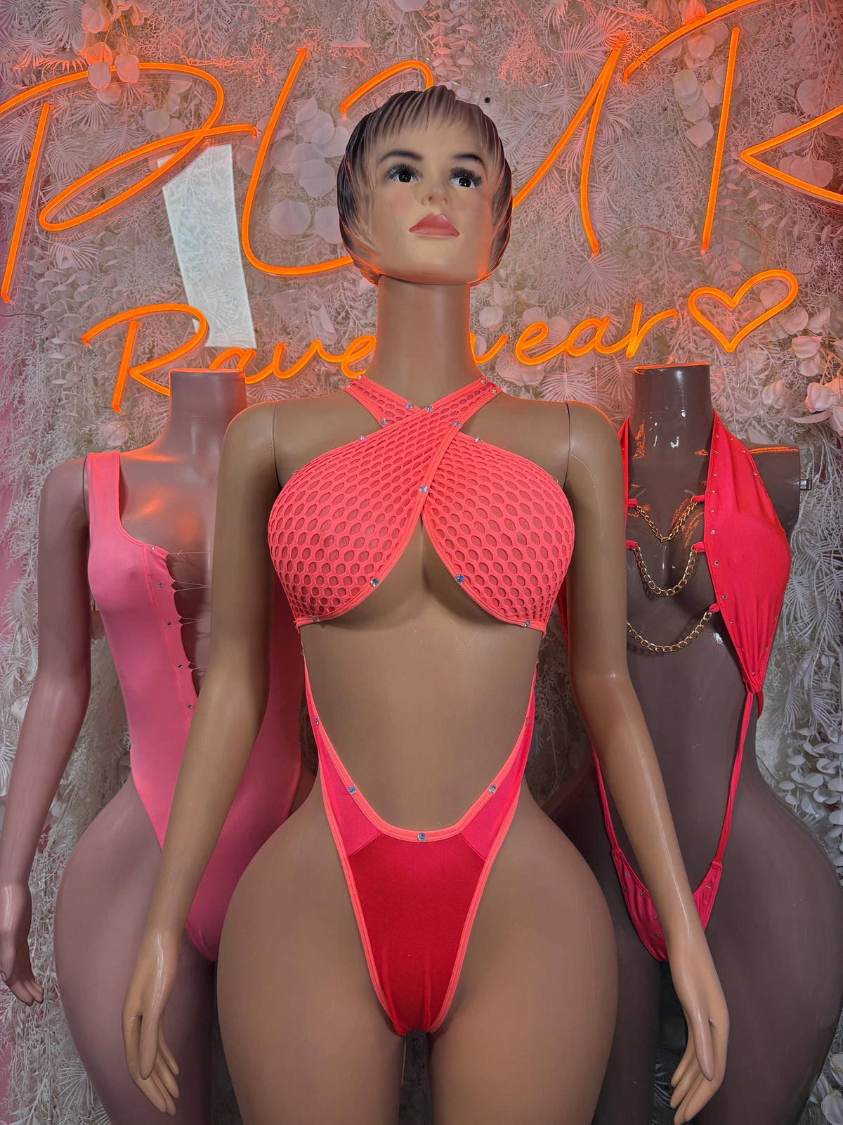 Coral Bodysuit - Exotic Dancewear for Performers, Raves, & Festival Clothing - image 3