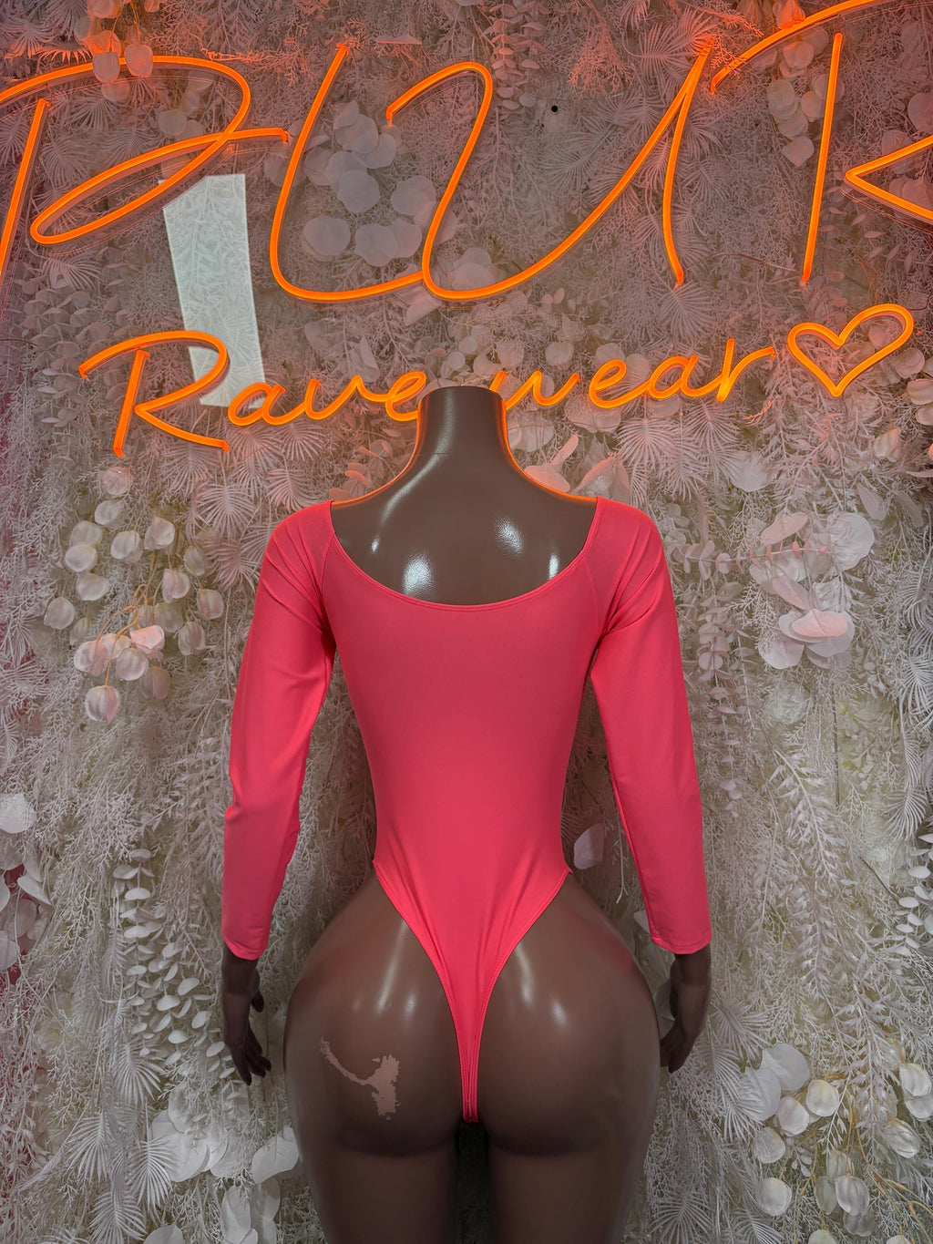 Bartender Outfit - Coral Bodysuit Exotic Dancewear for Performers, Raves, & Bottlegirls - image 2