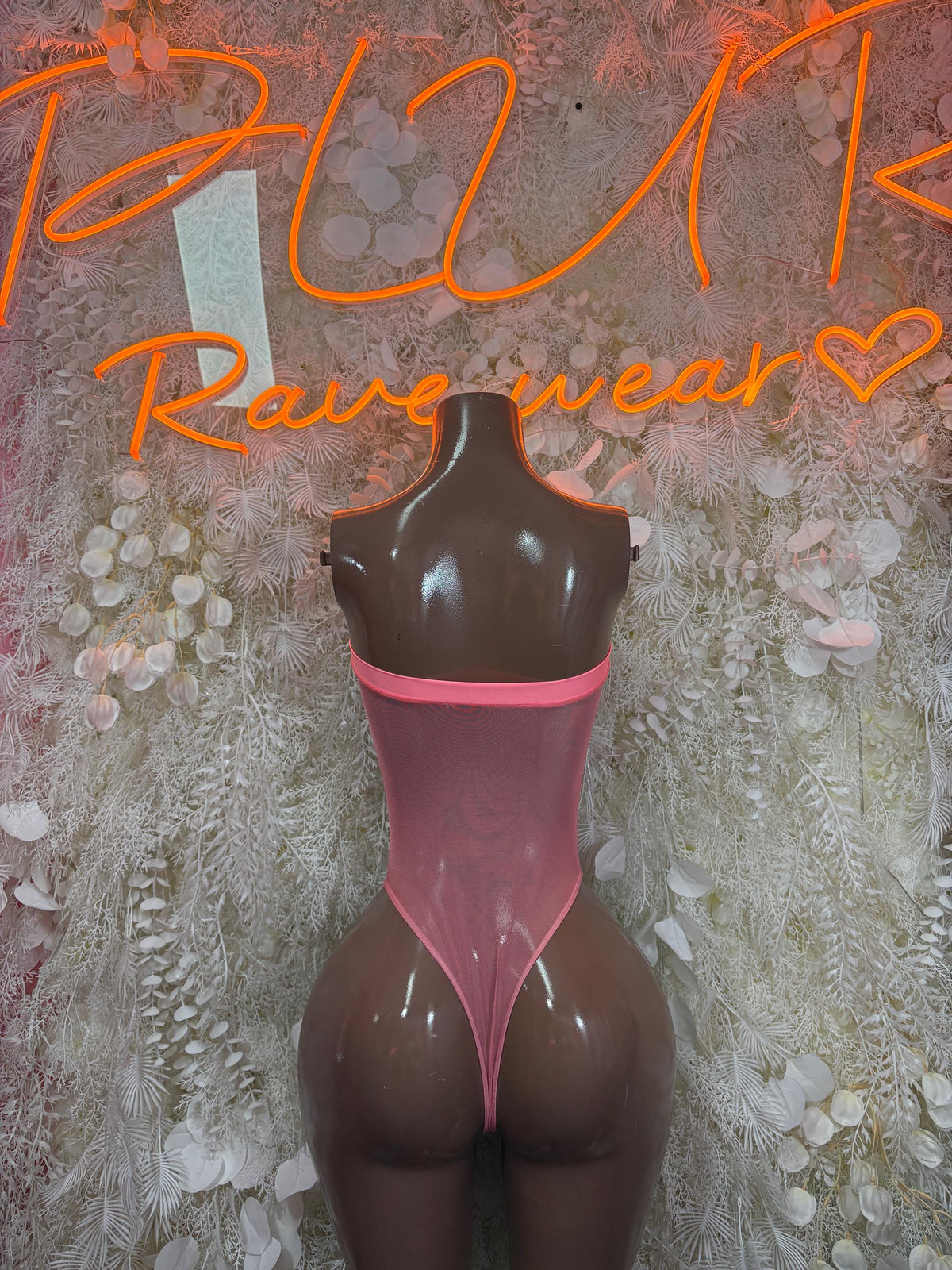 Bartender Outfit - Coral Bodysuit Exotic Dancewear for Performers, Raves, & Bottlegirls - image 2