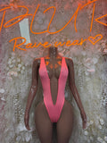 Bottlegirl Outfit - Coral Bodysuit Exotic Dancewear for Performers, Raves, & Bottlegirls