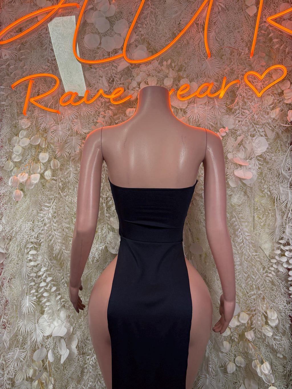 Black Gown - Exotic Dancewear Elegant, Date Night Dress, Formal Evening Gown - image 2