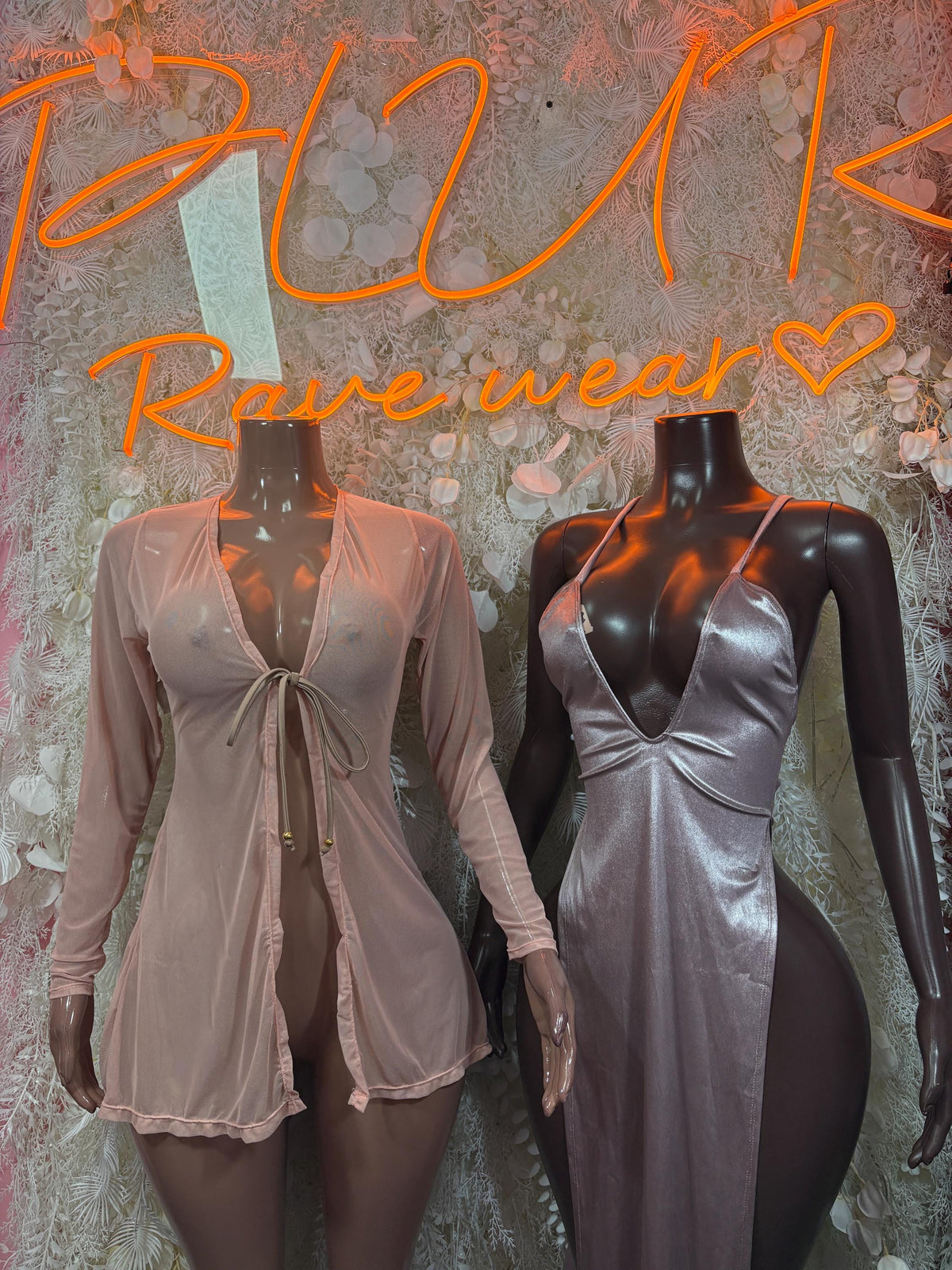 Women’s Nude Rose Gown - Exotic Dancewear Elegant, Date Night Dress, Formal Evening Gown - image 3